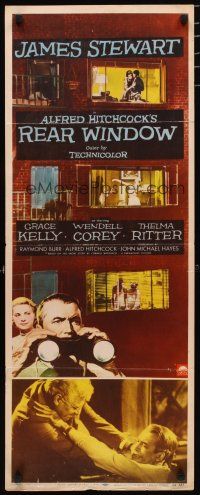 4k288 REAR WINDOW insert '54 Alfred Hitchcock, Jimmy Stewart & sexy Grace Kelly + Raymond Burr!