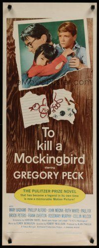 4k297 TO KILL A MOCKINGBIRD insert '62 Gregory Peck, from Harper Lee's classic novel!
