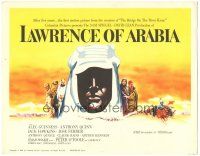4k093 LAWRENCE OF ARABIA pre-Awards TC '63 David Lean classic, Peter O'Toole, best silhouette art!