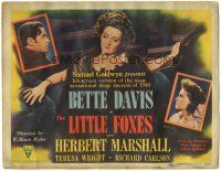 4k094 LITTLE FOXES TC '41 sexy Bette Davis, Herbert Marshall, directed by William Wyler!