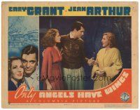 4k112 ONLY ANGELS HAVE WINGS LC '39 Cary Grant between sexy Rita Hayworth & Jean Arthur, Hawks