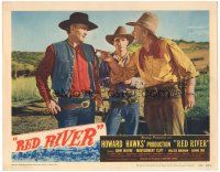 4k114 RED RIVER LC #4 '48 Montgomery Clift watches Walter Brennan argue with John Wayne!