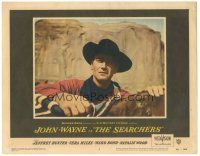 4k116 SEARCHERS LC #4 '56 John Ford, best close up of John Wayne with hands on horse!