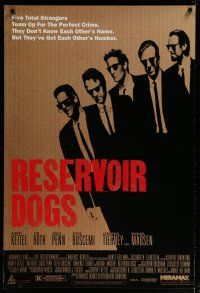 4k258 RESERVOIR DOGS 1sh '92 Quentin Tarantino, Harvey Keitel, Steve Buscemi, Chris Penn
