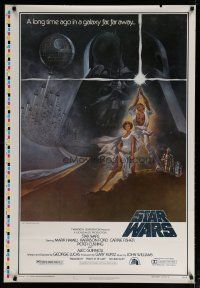 4k264 STAR WARS style A printer's test 1sh '77 George Lucas classic sci-fi epic, art by Tom Jung!