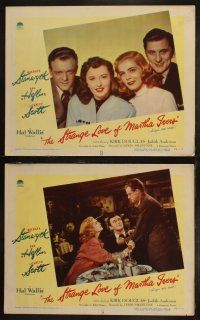 4k085 STRANGE LOVE OF MARTHA IVERS 8 LCs '46 Barbara Stanwyck, Van Heflin, Kirk Douglas, Milestone
