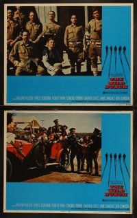 4k088 WILD BUNCH 8 LCs '69 Sam Peckinpah cowboy classic, William Holden & Ernest Borgnine!