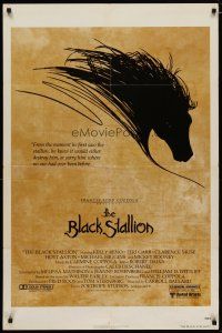 4m120 BLACK STALLION 1sh '79 Carroll Ballard, great Thurston horse artwork!
