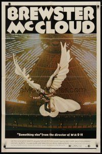 4m144 BREWSTER McCLOUD style B 1sh '71 Robert Altman, Bud Cort w/wings in the Astrodome!