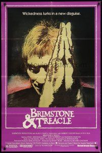 4m147 BRIMSTONE & TREACLE 1sh '82 Richard Loncraine directed thriller, art of Sting!
