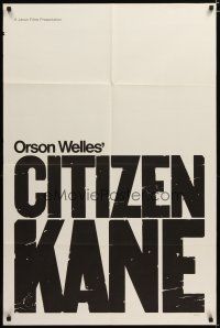 4m200 CITIZEN KANE 1sh R60s some called Orson Welles a hero, others called him a heel!
