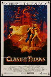 4m203 CLASH OF THE TITANS 1sh '81 Harryhausen, great fantasy art by Greg & Tim Hildebrandt!