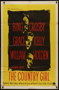 4m215 COUNTRY GIRL 1sh '54 Grace Kelly, Bing Crosby, William Holden, by Clifford Odets!