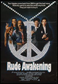 4m772 RUDE AWAKENING English 1sh '89 Cheech Marin, Eric Roberts, Julie Hagerty, Robert Carradine