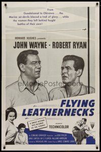 4m331 FLYING LEATHERNECKS military 1sh R60s air-devils John Wayne & Robert Ryan, Howard Hughes