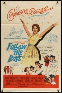 4m333 FOLLOW THE BOYS 1sh '63 Connie Francis sings and the whole Navy fleet swings!