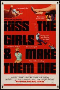 4m486 KISS THE GIRLS & MAKE THEM DIE 1sh '67 Henry Levin's Se tutte le donne del mondo!