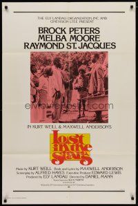 4m531 LOST IN THE STARS int'l 1sh '74 Brock Peters, Melba Moore, Raymond St Jacques!
