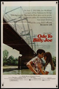 4m652 ODE TO BILLY JOE 1sh '76 Robby Benson & Glynnis O'Connor, movie based on Bobbie Gentry song!
