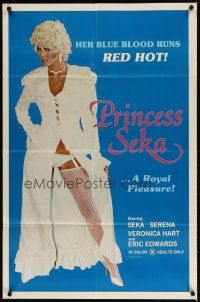 4m723 PRINCESS SEKA 1sh '80 her blue blood runs red hot, a royal pleasure!