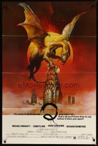 4m732 Q 1sh '82 great Boris Vallejo fantasy artwork of the winged serpent Quetzalcoatl!