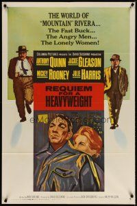 4m753 REQUIEM FOR A HEAVYWEIGHT 1sh '62 Anthony Quinn, Jackie Gleason, Mickey Rooney, boxing!
