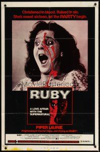 4m770 RUBY 1sh '77 Piper Laurie is terrifying!