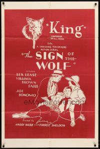 4m811 SIGN OF THE WOLF 1sh R40s serial from Jack London's story!