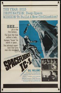 4m842 SPACEFLIGHT IC-1 1sh '65 sci-fi, frozen humans are used to build a new civilization!