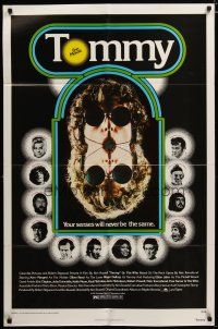 4m908 TOMMY 1sh '75 The Who, Roger Daltrey, rock & roll, cool mirror image!