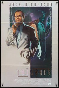 4m928 TWO JAKES int'l 1sh '90 cool art of smoking Jack Nicholson by Rodriguez!
