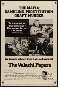4m940 VALACHI PAPERS style C 1sh '72 directed by Terence Young, image of corpse in barber's chair!