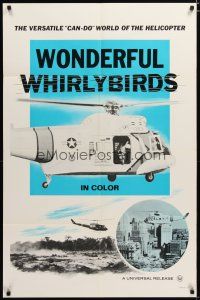 4m986 WONDERFUL WHIRLYBIRDS 1sh '69 great images of U.S. Coast Guard helicopters & huey!
