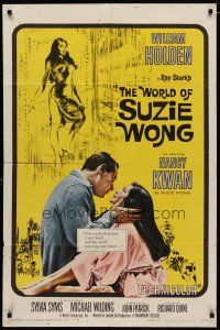 4m987 WORLD OF SUZIE WONG 1sh '60 William Holden was the first man that Nancy Kwan ever loved!