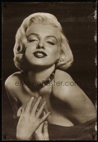 4p063 MARILYN MONROE commercial poster '80 wonderful portrait of most sexy starlet!