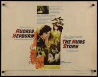 4p366 NUN'S STORY 1/2sh '59 religious missionary Audrey Hepburn in a gripping & dramatic story!