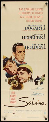 4p378 SABRINA insert R62 Audrey Hepburn, Humphrey Bogart, William Holden, Billy Wilder, different!