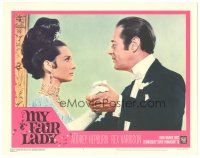 4p450 MY FAIR LADY LC #2 '64 great close up of Audrey Hepburn dancing with Rex Harrison!