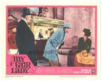 4p451 MY FAIR LADY LC #3 '64 flower girl Audrey Hepburn is taunted by Rex Harrison & Hyde-White!