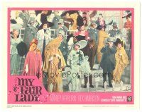 4p453 MY FAIR LADY LC #5 '64 Audrey Hepburn & Rex Harrison excited at the horse races!