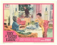 4p454 MY FAIR LADY LC #6 '64 Rex Harrison drops in on Audrey Hepburn having tea with Gladys Cooper!