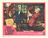 4p456 MY FAIR LADY LC #8 '64 Audrey Hepburn, Rex Harrison & Wilfrid Hyde-White celebrating!
