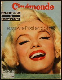 4p264 CINEMONDE French magazine October 10, 1957 sexy Marilyn Monroe in The Prince & the Showgirl!