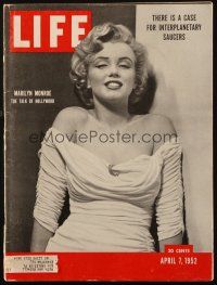 4p204 LIFE MAGAZINE magazine April 7, 1952 sexy Marilyn Monroe, The Talk of Hollywood!