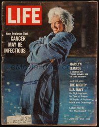 4p209 LIFE MAGAZINE magazine June 22, 1962 Marilyn Monroe's skinny-dip you'll never seen on screen!