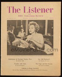 4p265 LISTENER English magazine Jan 24, 1963 Marilyn Monroe & Olivier in Prince & the Showgirl!