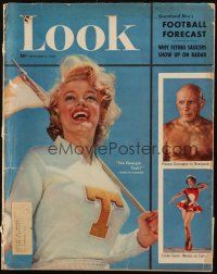 4p225 LOOK magazine September 9, 1952 sexy Marilyn Monroe supports Georgia Tech!