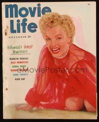 4p234 MOVIE LIFE magazine November 1952 sexy Marilyn Monroe, Hollywood's hottest newcomer!