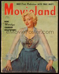 4p236 MOVIELAND magazine April 1953 How Marilyn Monroe Changed Hollywood, cover portrait by Muray!