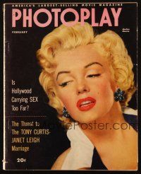 4p242 PHOTOPLAY magazine February 1953 Marilyn Monroe, is Hollywood carrying sex too far!